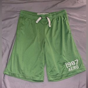 Aeropostale Green Basketball Shorts XS